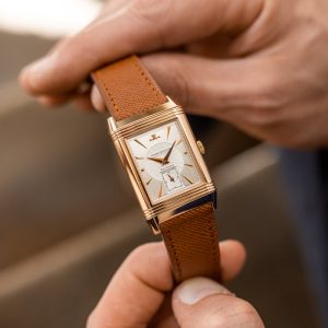 Jaeger-LeCoultre Reverso Classic with silver dial and Art Deco rectangular case