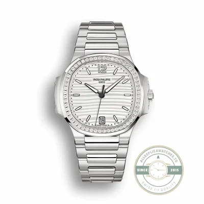 Nautilus 7118/1200A-010 Patek Philippe “Ladies Automatic” 35.2 mm, White Dial