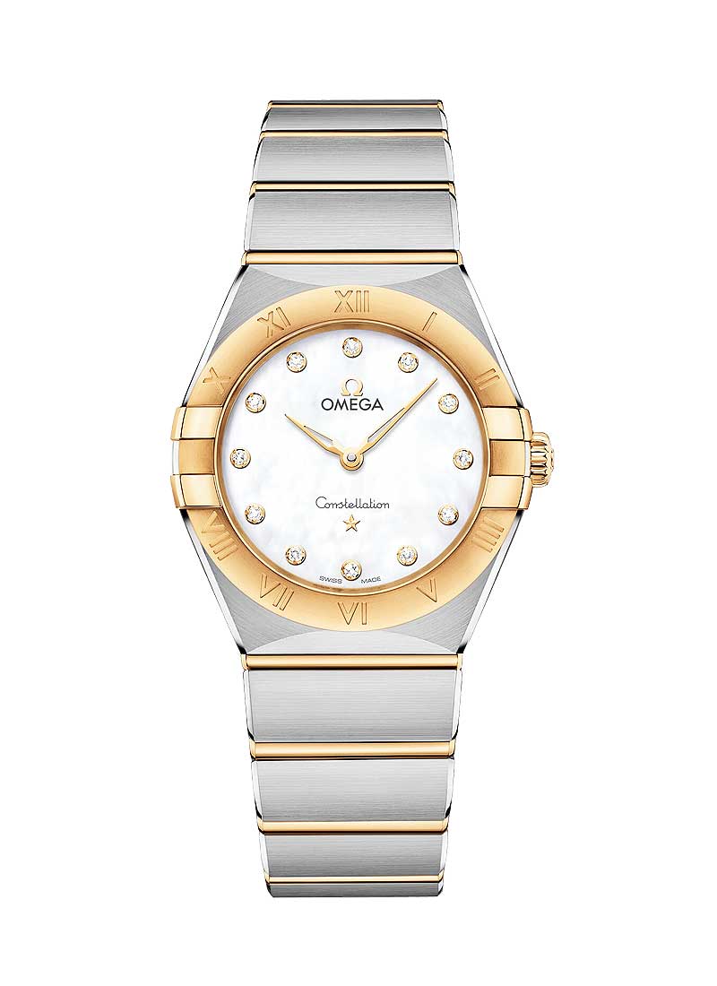 Omega Constellation Manhattan two-tone Sedna gold and steel
