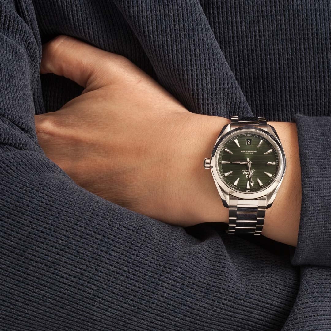 Omega Seamaster Aqua Terra 150M green teak concept dial