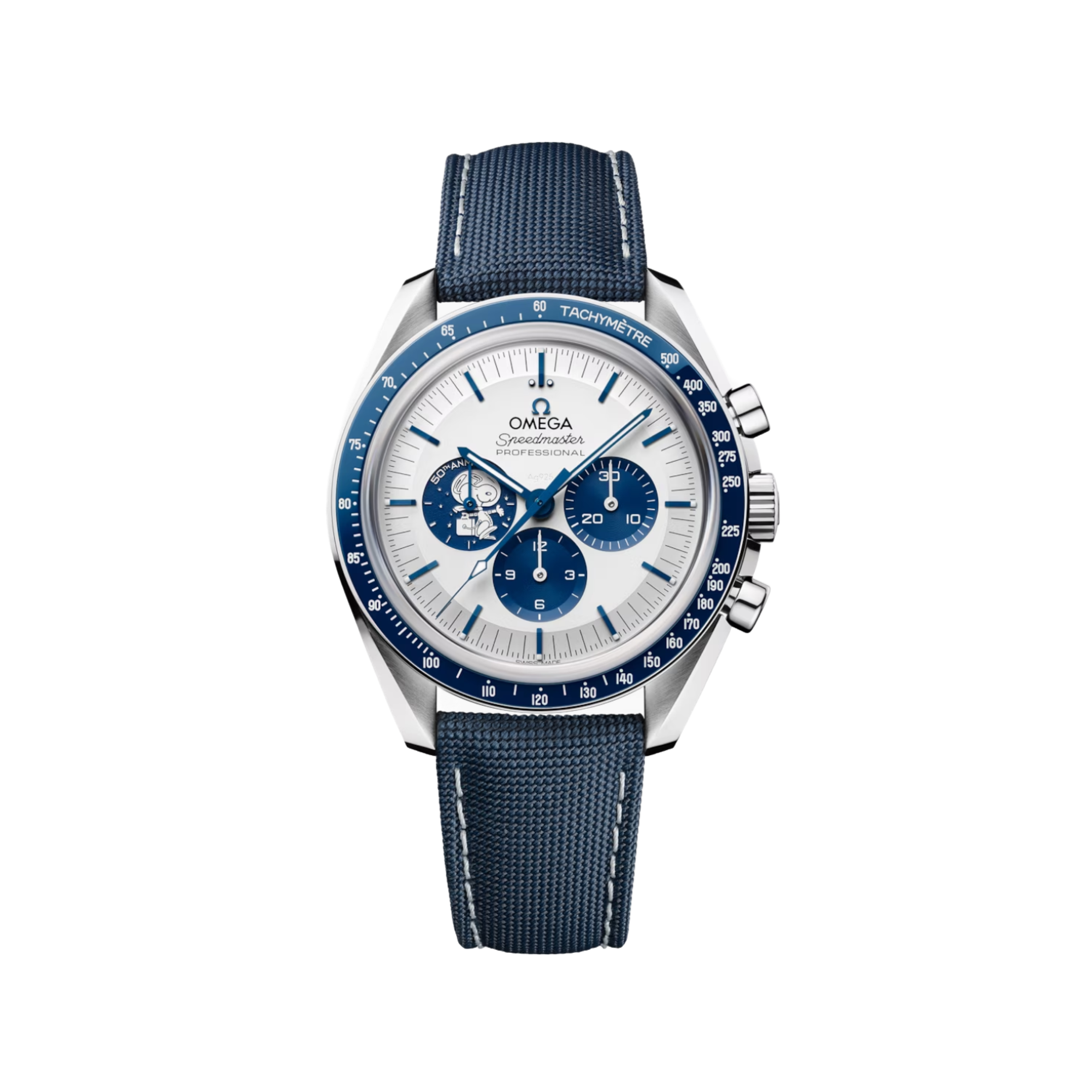 Omega Speedmaster Silver Snoopy Award 50th Anniversary Edition