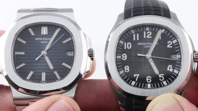 Patek Philippe Nautilus 5711 and Aquanaut 5167 comparison