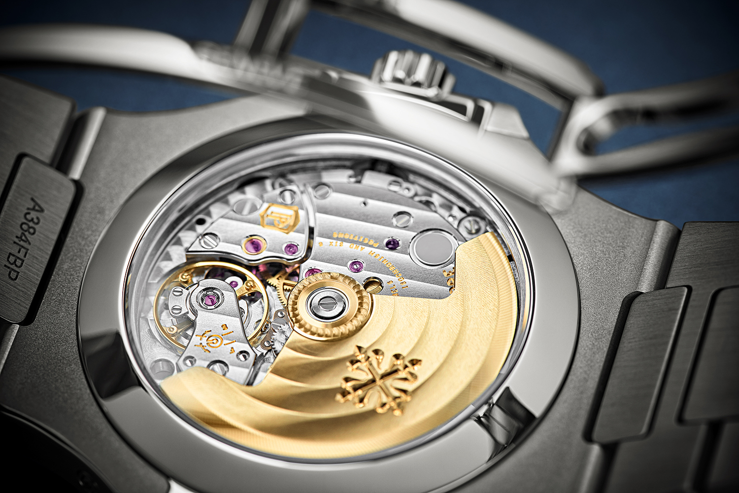 Patek Philippe Nautilus display caseback Cal 324 movement