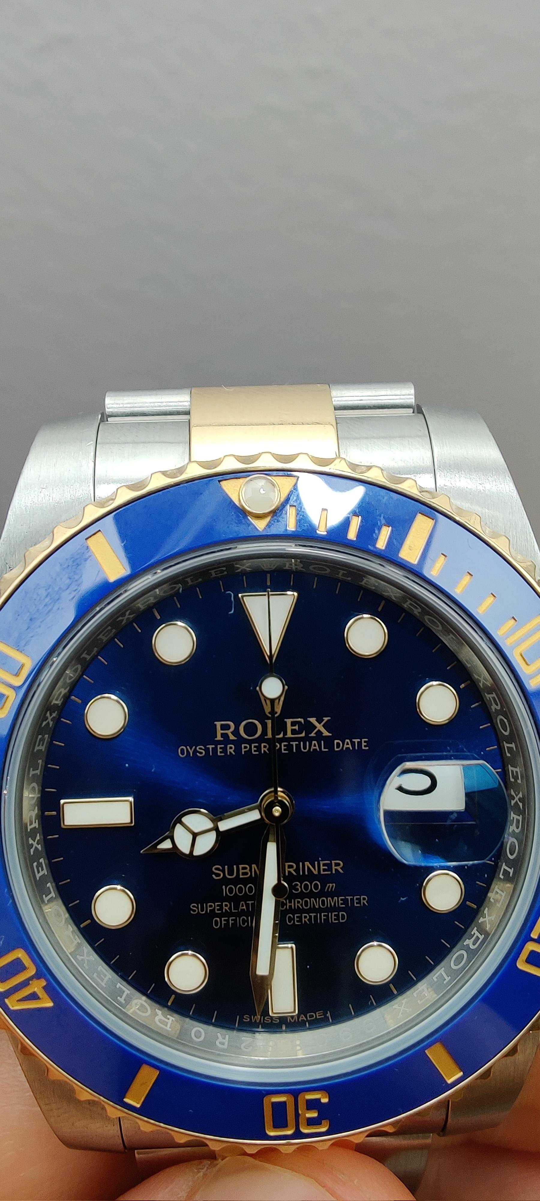 Rolex ceramic bezel alignment check
