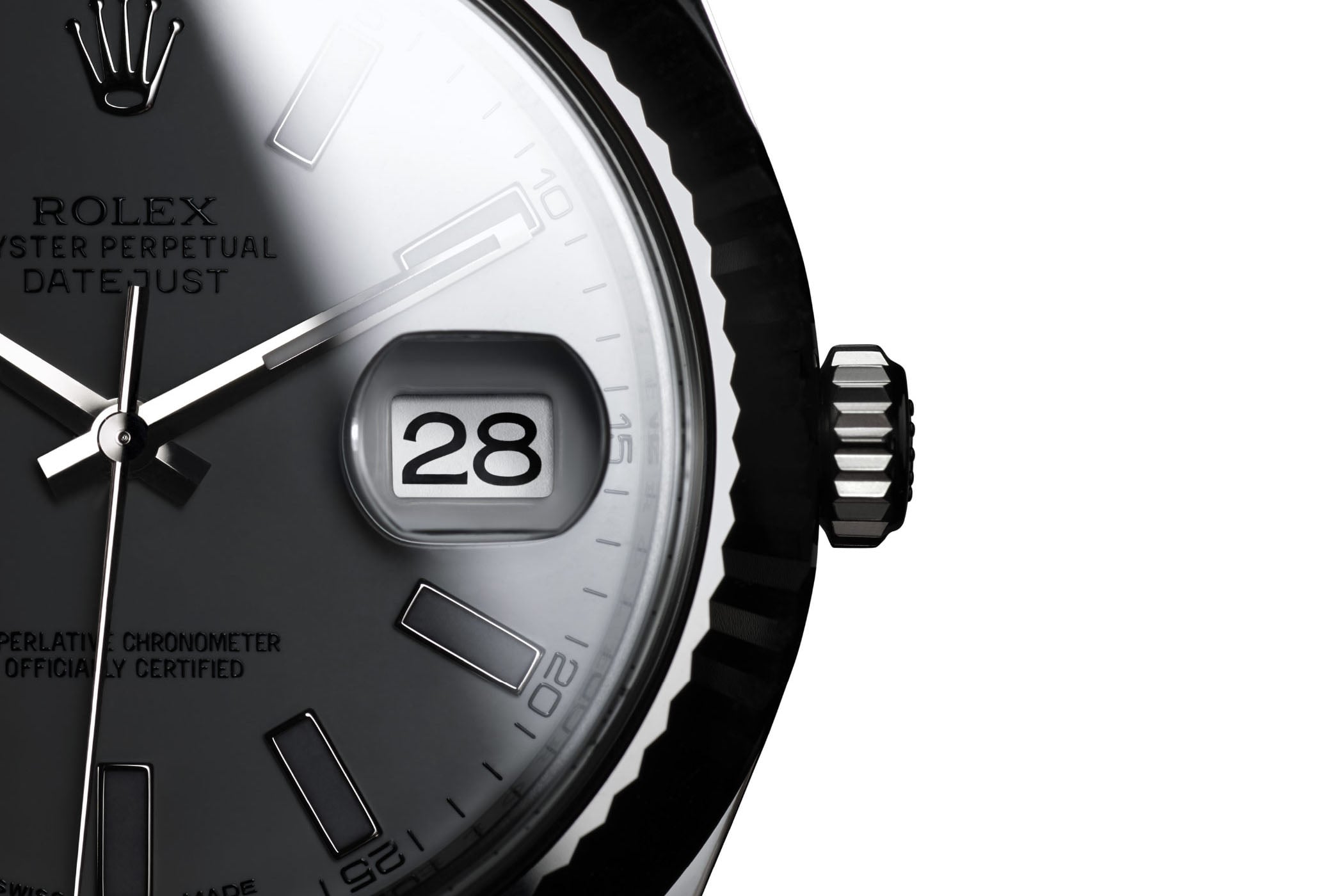 Rolex date window cyclops magnification