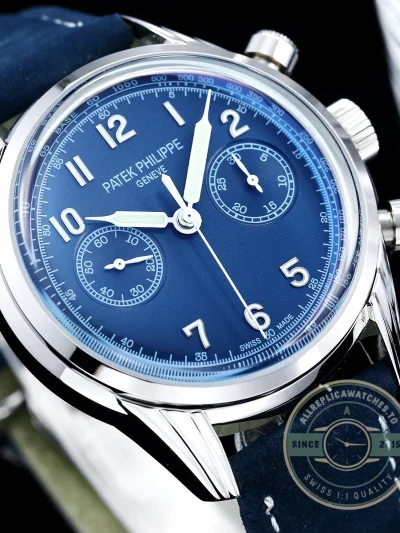 Replica Complications 5172G-001 Patek Philippe ANNUAL CALENDAR MOON PHASES 41 mm White gold