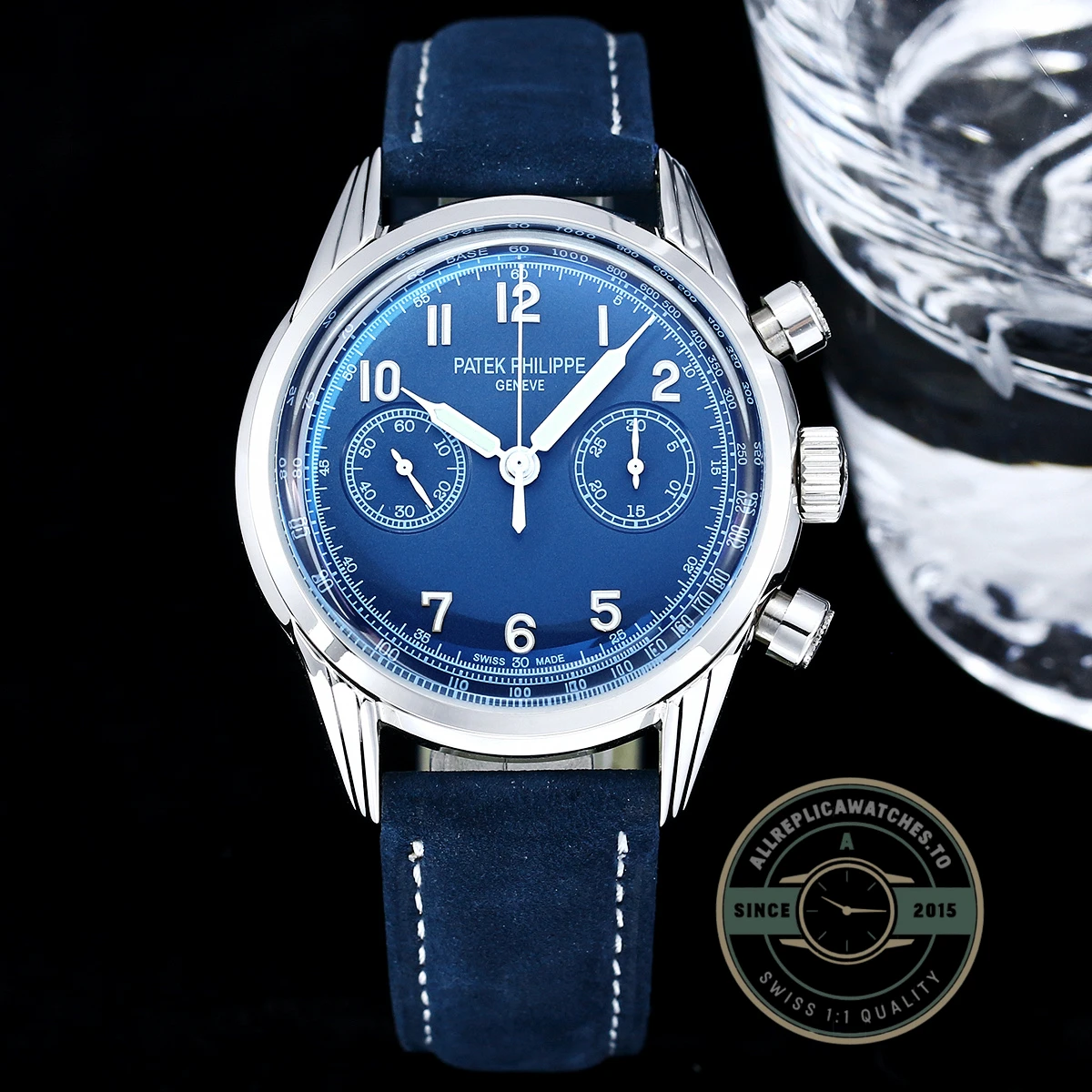 Replica Complications 5172G-001 Patek Philippe ANNUAL CALENDAR MOON PHASES 41 mm White gold
