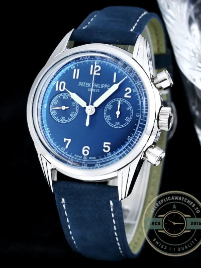 Replica Complications 5172G-001 Patek Philippe ANNUAL CALENDAR MOON PHASES 41 mm White gold