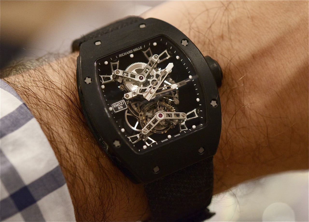 Richard Mille RM 027 Nadal edition ultralight tourbillon watch case