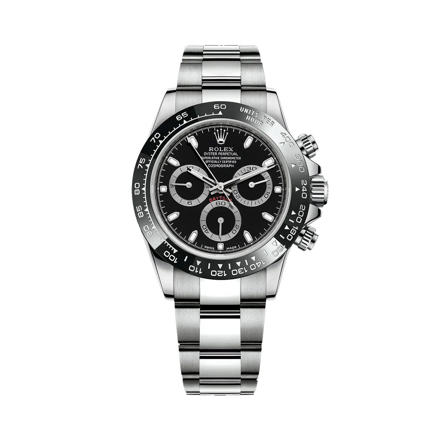 Rolex Daytona 116500LN black dial reverse Panda