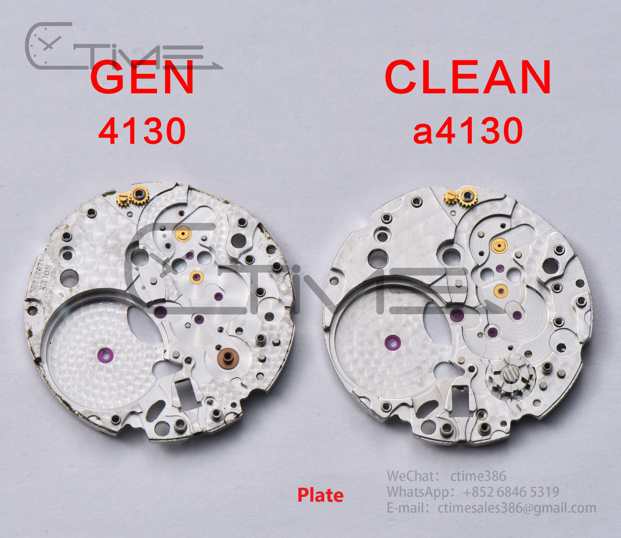 Rolex Daytona clone 4130 chronograph movement