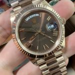 Rolex 228235-0002 Day-Date 40 Everose Chocolate Roman - Thumbnail Image 15