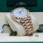 Rolex 228235-0032 Day-Date 40 Everose White Roman - Thumbnail Image 5