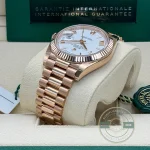 Rolex 228235-0032 Day-Date 40 Everose White Roman - Thumbnail Image 4