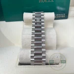 Rolex 228239-0055 Day-Date 40 White Gold Meteorite Baquette - Thumbnail Image 4
