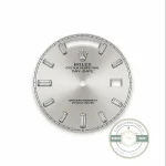 Rolex 228239-0003 Day-Date 40 White Gold Silver Baguette - Thumbnail Image 3