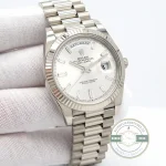 Rolex 228239-0003 Day-Date 40 White Gold Silver Baguette - Thumbnail Image 2
