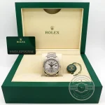 Rolex 228239-0003 Day-Date 40 White Gold Silver Baguette - Thumbnail Image 11