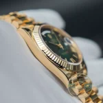 Rolex 228238-0069 Day-Date 40 Yellow Gold Fluted Green Ombré - Thumbnail Image 2