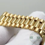 Rolex 228238-0071 Day-Date 40 Yellow Gold Fluted Mother Of Pearl Baguette - Thumbnail Image 4