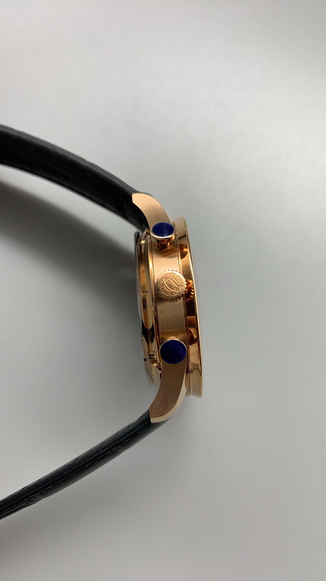 A 316L stainless steel case machined to the 41mm Portugieser proportions