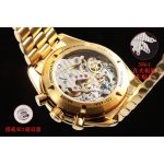Super clone Omega Speedmaster Moonwatch Moonshine Gold watch, 42mm case