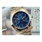 1:1 Swiss Clone Vacheron Constantin Overseas 4300V/220R-B509 Rose Gold, Blue Dial - Thumbnail Image 2