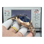 1:1 Swiss Clone Vacheron Constantin Overseas 4300V/220R-B509 Rose Gold, Blue Dial - Thumbnail Image 4