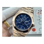 1:1 Swiss Clone Vacheron Constantin Overseas 4300V/220R-B509 Rose Gold, Blue Dial - Thumbnail Image 7