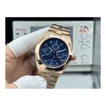 1:1 Swiss Clone Vacheron Constantin Overseas 4300V/220R-B509 Rose Gold, Blue Dial - Thumbnail Image 9