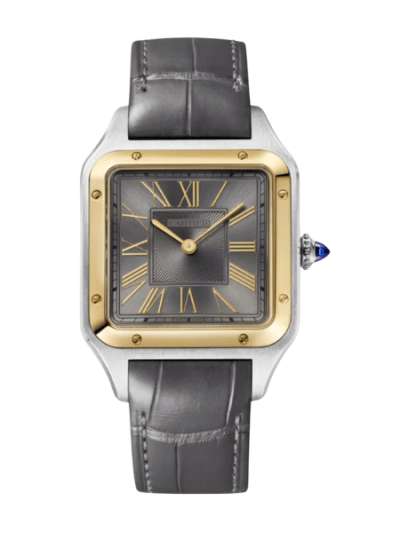 Replica  Dumont Large Steel Yellow Gold  43 mm W2SA0028