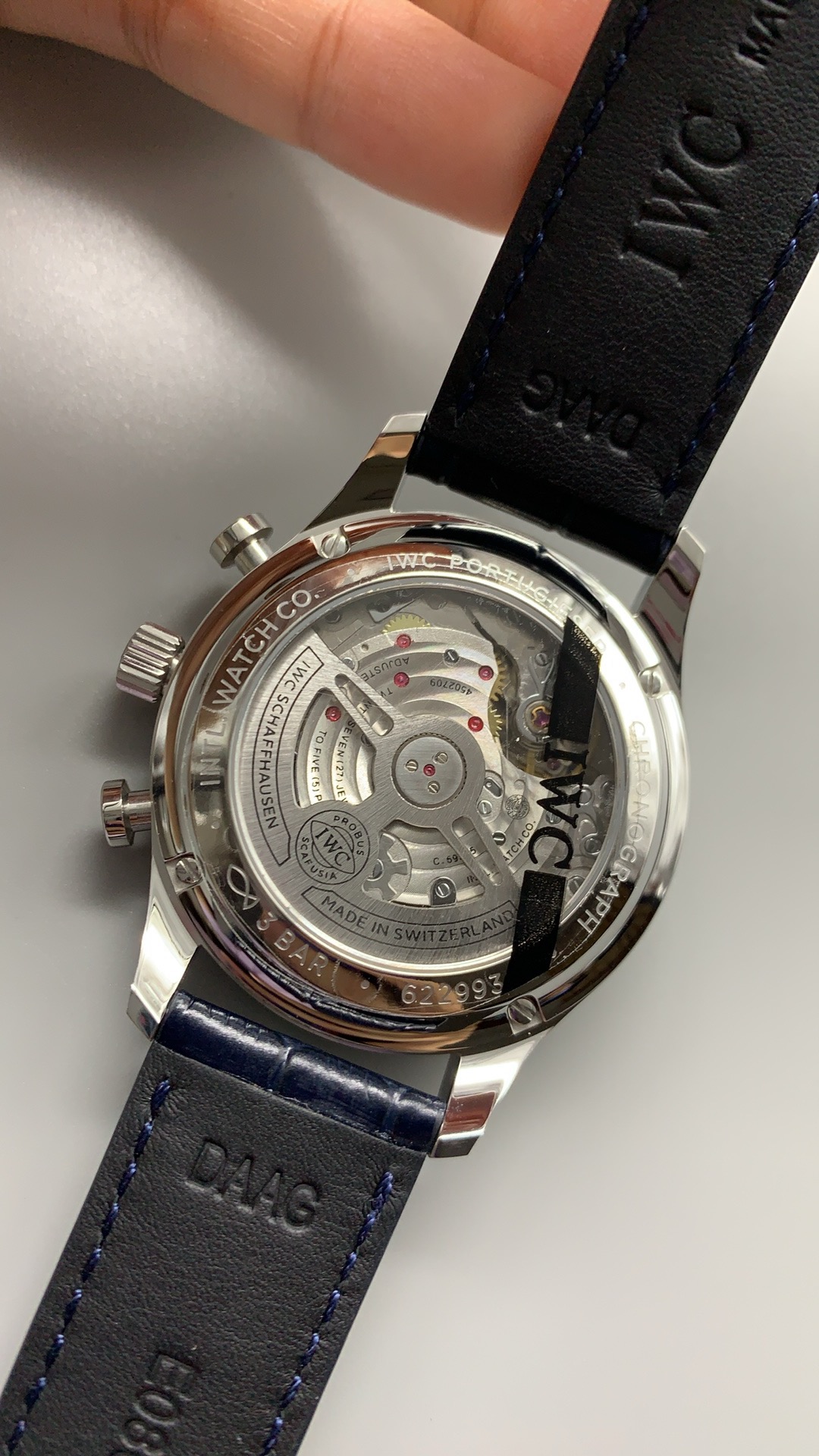 IWC revived the Portugieser chronograph in 1998; this is a later generation