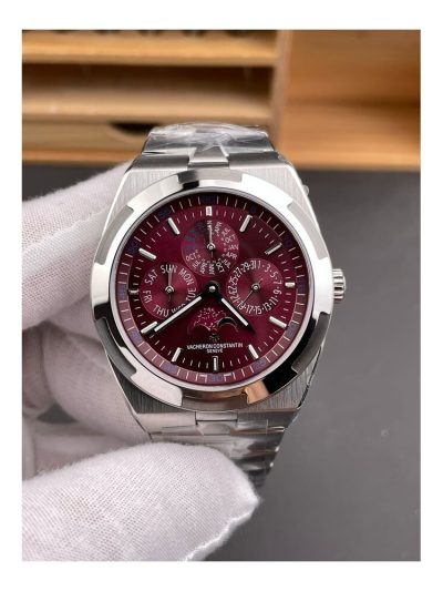 Replica Vacheron Constantin Overseas Series 4300V/220G-H151 Burgundy