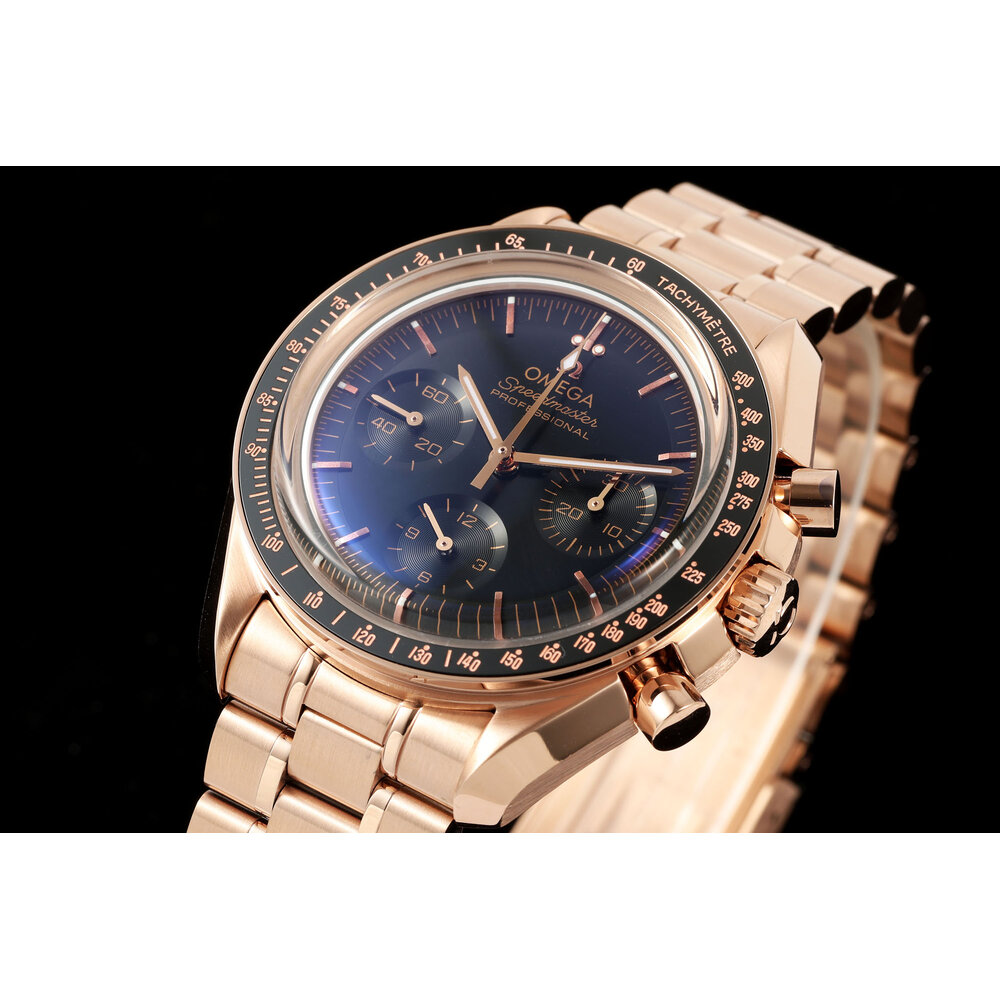 Speedmaster 50.01.001 Sedna Gold replica details