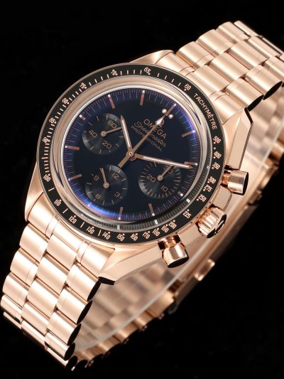 Speedmaster 50.01.001 Sedna Gold replica details