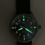 Titanium case at forty millimetres cut for pilot-practical weight, Mark XX replica