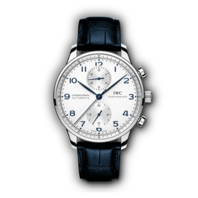 Super Clone IWC Portugieser IW371446 White Dial with Blued Hands - ZF Factory Watch