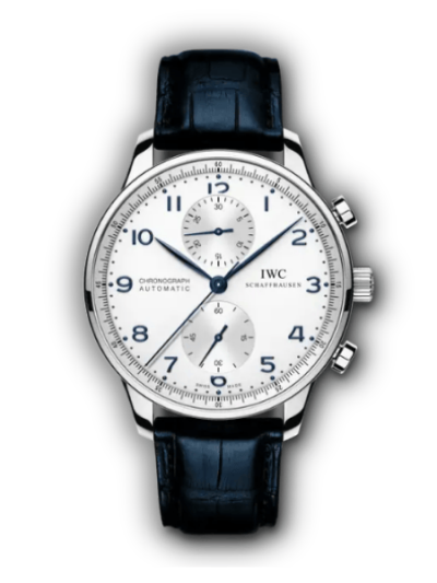 Super Clone IWC Portugieser IW371446 White Dial with Blued Hands - ZF Factory Watch