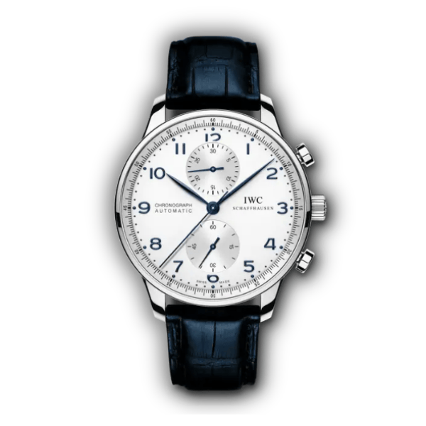 Super Clone IWC Portugieser IW371446 White Dial with Blued Hands - ZF Factory Watch