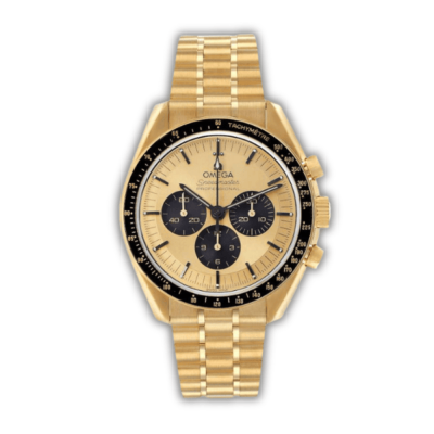 Super clone Omega Speedmaster Moonwatch 18K Moonshine Aventurine, 42mm case