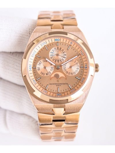 Swiss Clone Vacheron Constantin Overseas 4300V/220R-H144 Gold Dial
