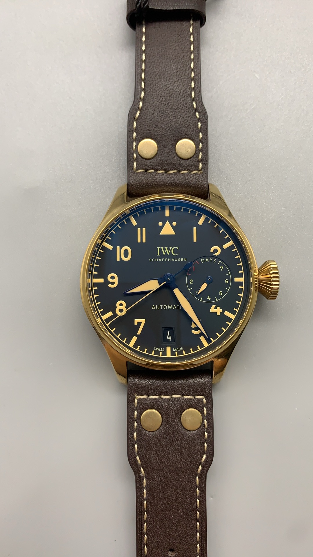 Super clone IWC Big Pilot's Watch Heritage Bronze Ref. IW501005 - Image 4