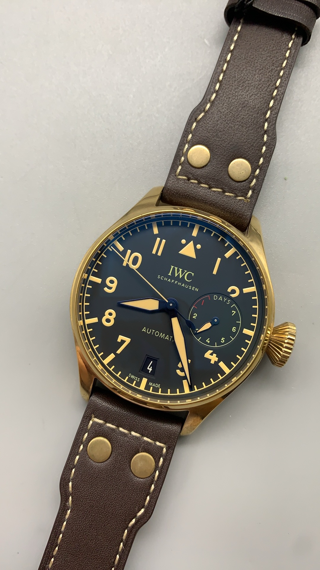 Super clone IWC Big Pilot's Watch Heritage Bronze Ref. IW501005 - Image 5