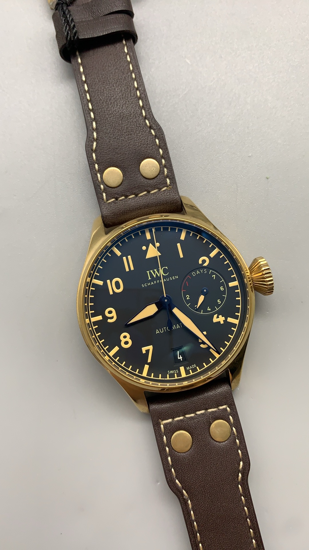 Super clone IWC Big Pilot's Watch Heritage Bronze Ref. IW501005 - Image 7