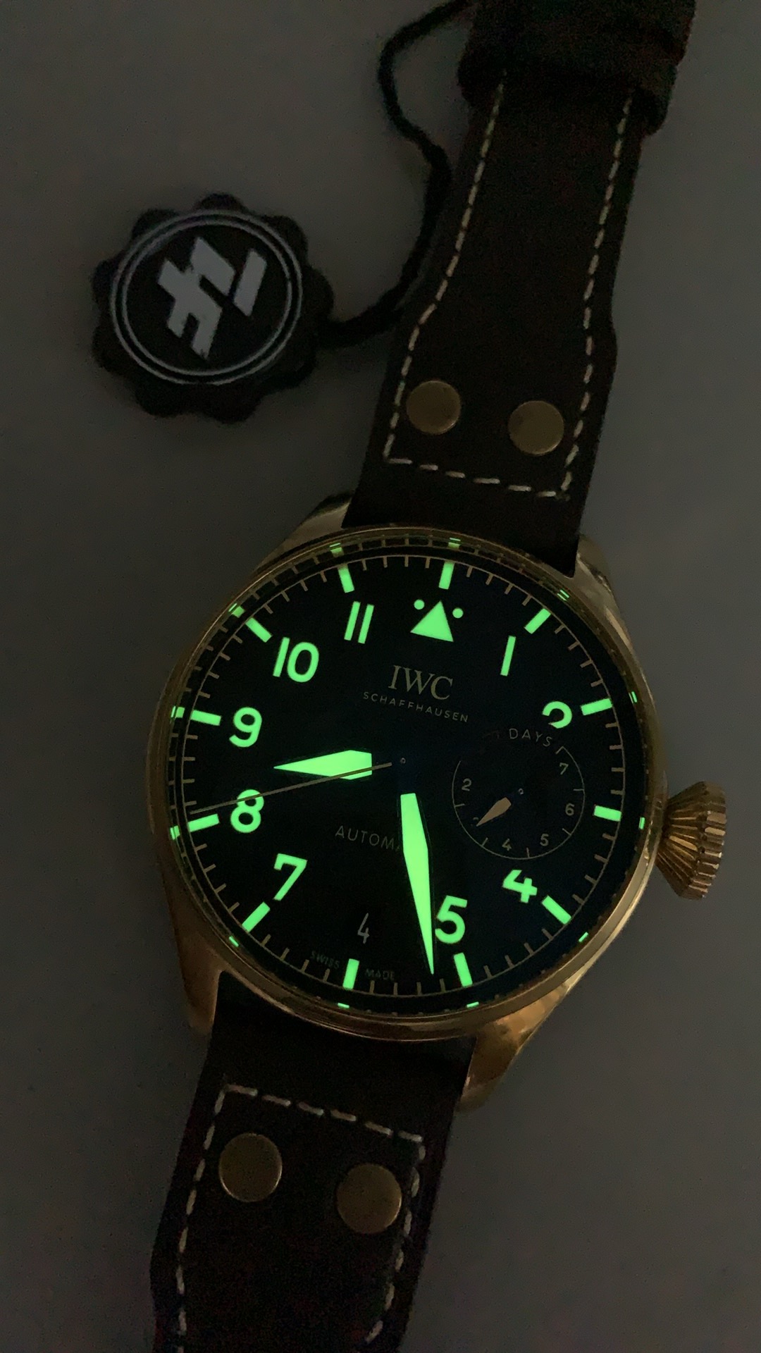 Super clone IWC Big Pilot's Watch Heritage Bronze Ref. IW501005 - Image 8