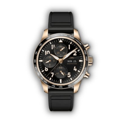 Swiss Clone IWC Pilot's Chronograph IW388309 Black Dial 41mm - ZF Factory Watch