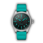 Petronas green numerals on black, replica IWC Mark XX IW328210 AMG edition