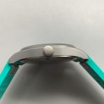 Sandblasted grade 5 titanium reading as flat matte grey, Mark XX replica