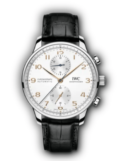 Swiss Clone IWC Portugieser Chronograph IW371604 White Dial - ZF Factory Replica