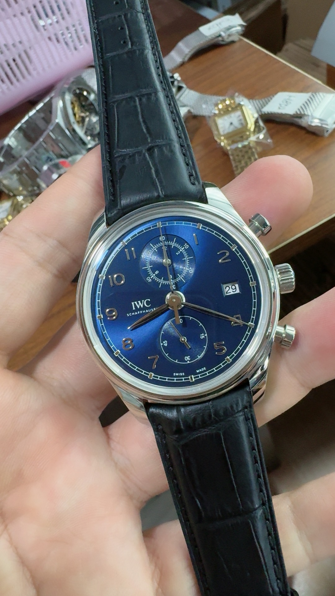 Dual-side anti-reflective coating across the domed sapphire crystal